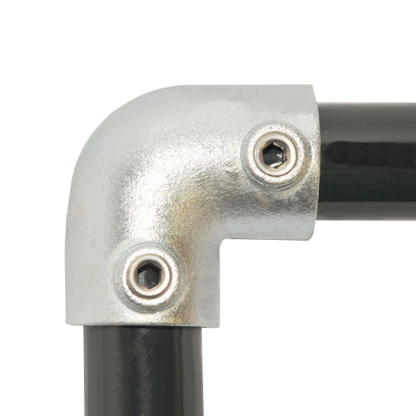 Q Clamp 90 Degree 2 Way Elbow 48.3mm tube diameter - 125