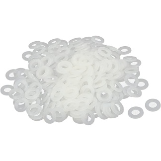M6 White Nylon Washers Pk 1000