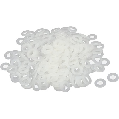 M6 White Nylon Washers Pk 1000