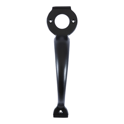 Escutcheon Handle - Black 8"
