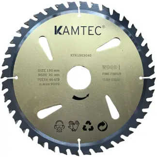 165 X 20 X 48T Gold Alu/Plastic Circular Saw Blade