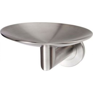 LX13SS Deleau satin stainless steel mounted soap dish