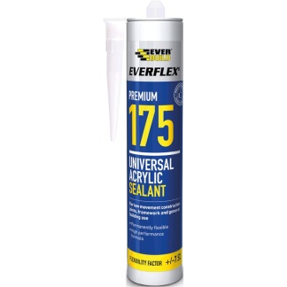 Everbuild Premium 175 Acrylic Sealant white C3