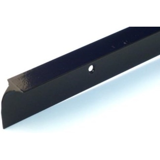 38 x 600mm Worktop Corner Joint Strip Black