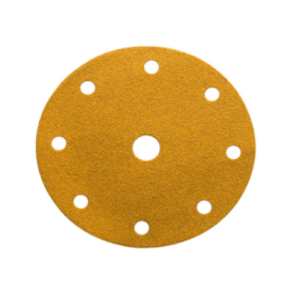 Sanding Disc P100g 150mm 9 Hole Pack 100 Mirka Gold