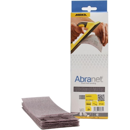 Abranet 80x230mm Grip P120, 10/Pack