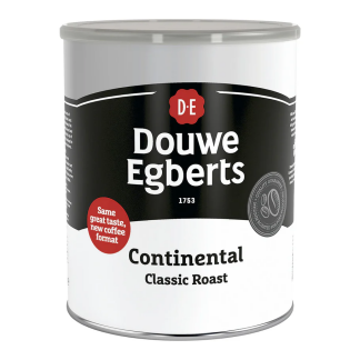 Douwe Egberts Continental Coffee Tins 750g