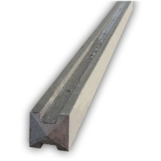 8' Concrete Fence Post - Intermediate