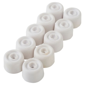 White PVC Door Stop Pk 10